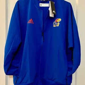 Adidas Blue Kansas Jayhawks Jacket L